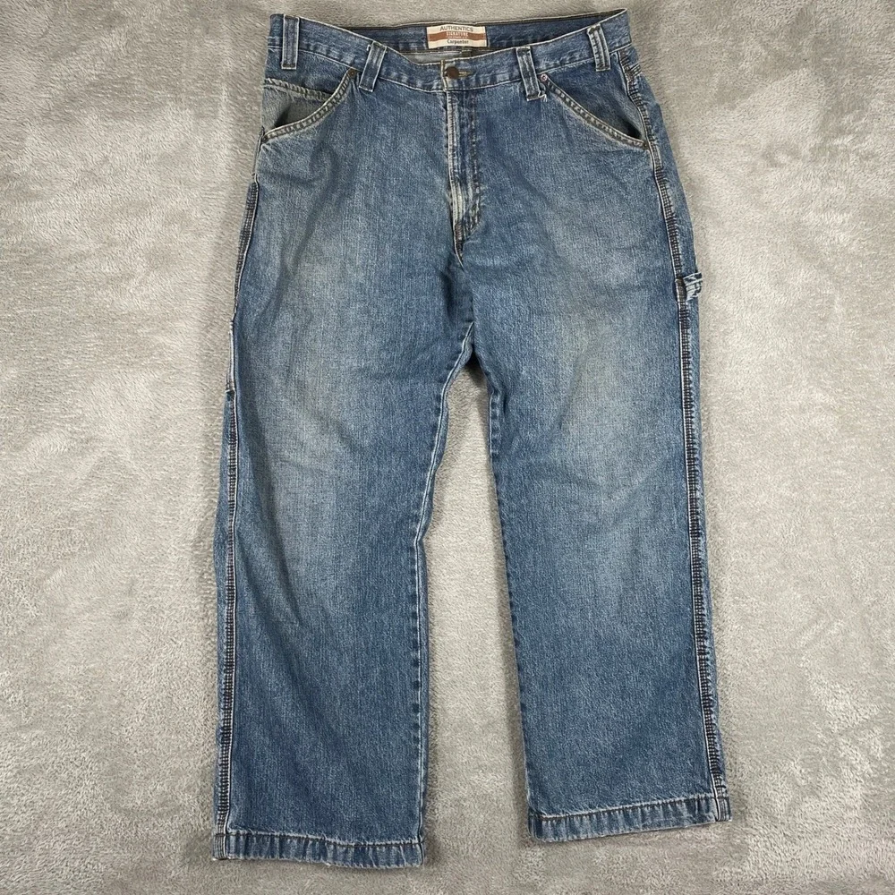 Levis Carpenter Jeans Mens 36x30 Blue Denim Carpenter‎ Workwear Baggy Skate Y2K